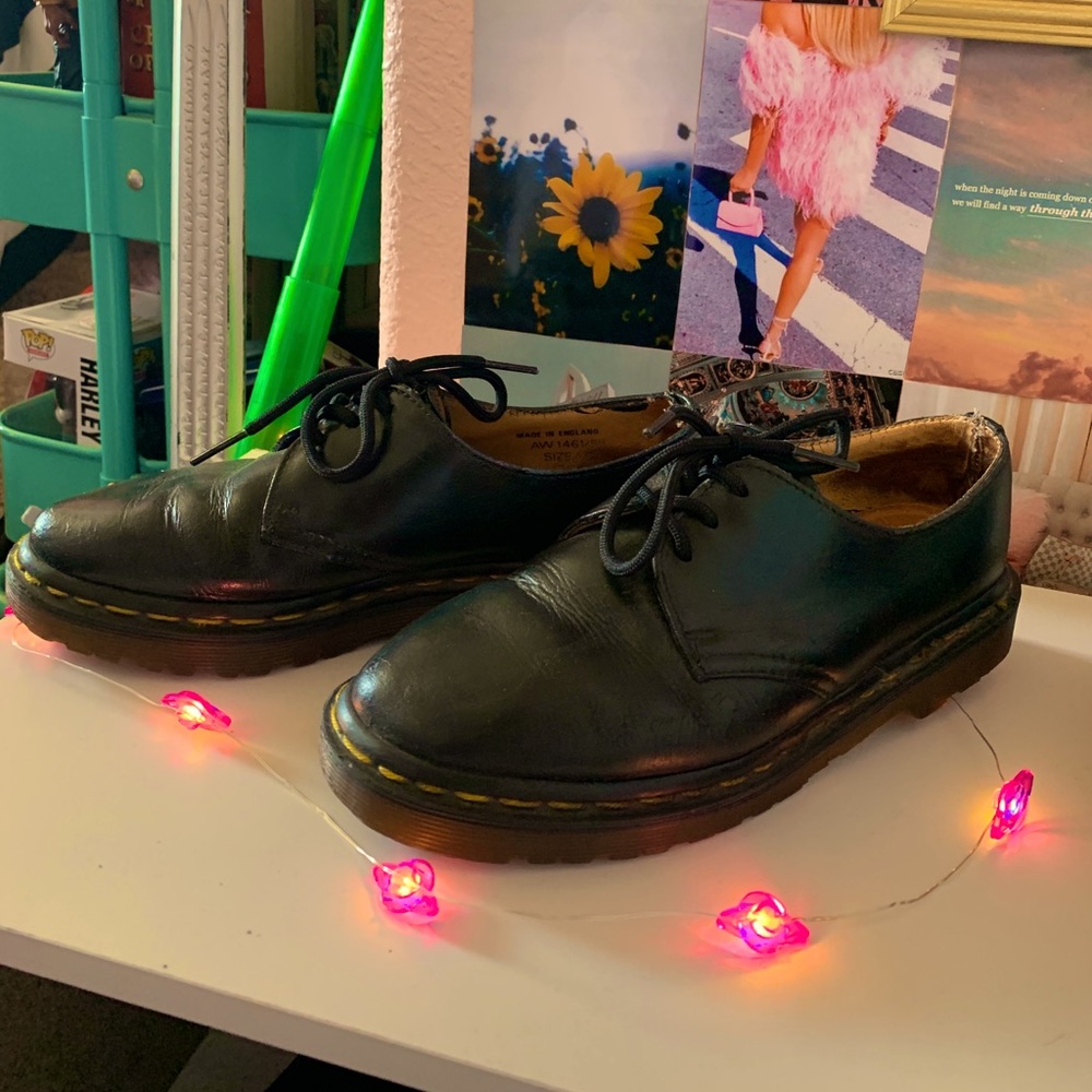 Dr. Martens Black Oxford Shoes